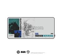 DC Comics Batman - Premium XXL mousepad, 90×40 cm, Black/Grey/Blue/Green, Non-Slip Base, Micro-Textured Surface, Washable, Soft Neoprene