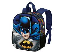 DC Comics Batman Rage-Small 3D Backpack, Blue, 11 x 26 x 31 cm, Capacity 8.5 L