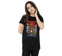 DC Comics Women's Batman Rogues Gallery Cotton Boyfriend T-Shirt in Black | Size: Large DC Comics Black L
