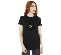 Batman Shadow Paint Cotton Boyfriend T-Shirt DC Comics Black XXL