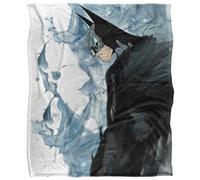 DC comics Batman Silky Profile Soft Touch Blanket Black/blue/white (One Size)