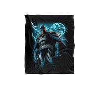 Dc Comics Batman Stormy Knight Blanket 152 X 127 Cm In White White One Size