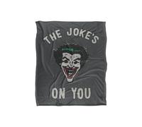 BATMAN Blanket, 152 x 127 cm The Joke's on You Silky Touch Super Soft Throw Blanket