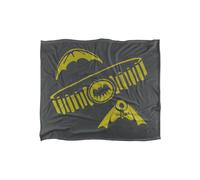 Dc Comics Batman The Lucius Fox Blanket 152 X 127 Cm In White White