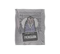 Dc Comics Batman The Penguin Mugshot Blanket 152 X 127 Cm In White White
