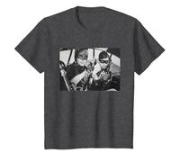 DC Comics Batman TV Series Batmobile T-Shirt, Youth, Dark Heather Grey, Small