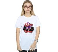 Dc Comics Batman Tv Series The Penguin Aristocrat Cotton Boyfriend T-Shirt In White White XXXL