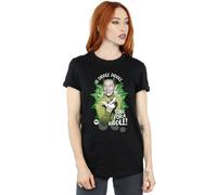 Dc Comics Batman Tv Series The Riddler Time For A Riddle Cotton Boyfriend T-Shirt In Black Black