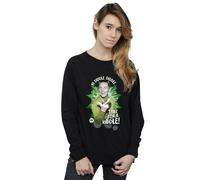 DC Comics Women's Batman TV Series The Riddler Time for a Riddle Sweatshirt in Black | Size: Medium DC Comics Black M