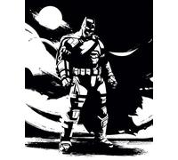 DC Comics Batman V Superman "Batman Noir" Canvas Prints, Multi-Colour, 40 X 50 cm