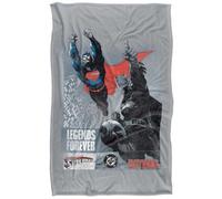 DC comics Batman V Superman Double Feature Soft Touch Blanket Multicoloured (152Cm X 127Cm)