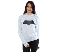 Dc Comics Batman V Superman Logo Hoodie In Grey Grey S