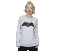 DC Comics Women's Batman v Superman Logo Sweatshirt in Grey | Size: Small DC Comics Grey S