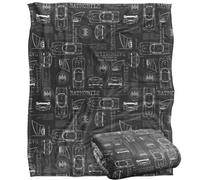 DC comics Batman Wayne Industries Batmobile Blanket Multicoloured (One Size)