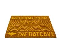 DC comics Batman Welcome To The Batcave Embossed Door Mat Brown/yellow (One Size)