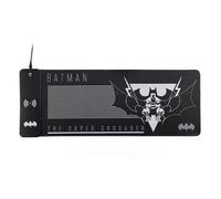 DC Comics Batman XL RGB Gaming Mat with 15W Wireless Charger | Customizable LED, Anti-Slip, Spill-Resistant