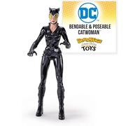 The Noble Collection – Bendyfigs Bendable Figure – DC Catwoman (Comic) – 7.5in (19cm) – With Stand