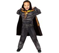 amscan 9915114 - Kids Official DC Comics Black Adam Boys Fancy Dress Costume Age: 10-12 Yrs