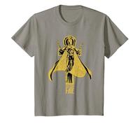 DC Comics Black Adam Dr Fate Hovering Camiseta T-Shirt, Youth, Slate Grey, X-Small
