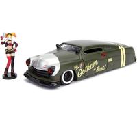 DC Comics Bombshells - 1:24 1951 Mercury Die-Cast Car & Harley Quinn Figure [New