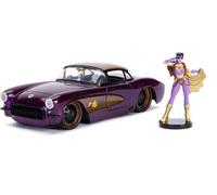 DC Comics Bombshells - 1:24 1957 Chevy Corvette Die-Cast Car & Batgirl Figure [N