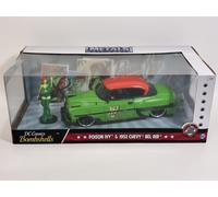 DC Comics Bombshells Poison Ivy Fig 1953 Chevy Bel Air 1:24 Jada 253255009