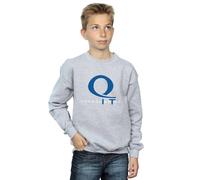 DC Comics Boy's Arrow Queen Consolidated Logo Sweatshirt in Grey | Size: 9 Years DC Comics Grey 9 Years