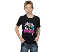 DC Comics Boy's Batgirl Leap T-Shirt in Black | Size: 7-8 Years DC Comics Black 7-8 Years