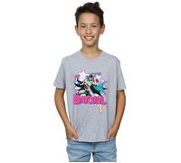 DC Comics Boy's Batgirl Leap T-Shirt in Grey | Size: 5-6 Years DC Comics Grey 5-6 Years