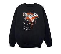 DC Comics Boys Batman Arkham Knight Halloween Logo Art Sweatshirt 9-11 Years Black