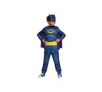 DC Comics Boy's Batman Fancy Dress Costume in Blue | Size: 3-4 Years DC Comics Blue 3-4 Years