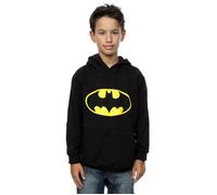 DC Comics Boy's Batman Logo Hoodie in Black | Size: 12-13 Years DC Comics Black 12-13 Years