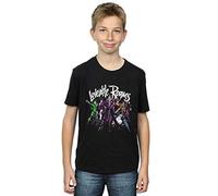 DC Comics Boys Batman Loveable Rogues T-Shirt Black 7-8 Years