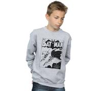 DC Comics Boy's Batman No. 1 Mono Sweatshirt in Grey | Size: 5-6 Years DC Comics Grey 5-6 Years