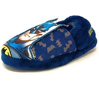 DC Comics Boys Batman Slippers, Blue, Size 8