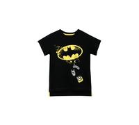DC Comics Boy's Batman T-Shirt in Black | Size: 10-11 Years DC Comics Black 10-11 Years