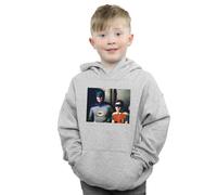 DC Comics Boy's Batman TV Series Dynamic Duo Photograph Hoodie in Grey | Size: 5-6 Years DC Comics Grey 5-6 Years