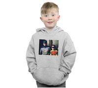 DC Comics Boy's Batman TV Series Dynamic Duo Photograph Hoodie in Grey | Size: 7-8 Years DC Comics Grey 7-8 Years