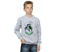 DC Comics Boy's Catwoman Whip Sweatshirt in Grey | Size: 7-8 Years DC Comics Grey 7-8 Years