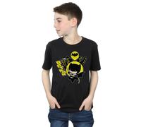 DC Comics Boy's Chibi Batman Swinging T-Shirt in Black | Size: 5-6 Years DC Comics Black 5-6 Years