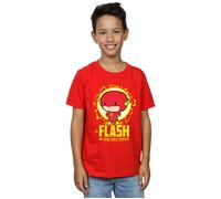 DC Comics Boy's Flash My Hero Since Forever T-Shirt in Red | Size: 12-13 Years DC Comics Red 12-13 Years