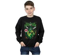 DC Comics Boy's Green Lantern Arrow Cover Sweatshirt in Black | Size: 7-8 Years DC Comics Black 7-8 Years