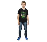 DC Comics Boy's Green Lantern & Green Arrow Comic Cover Cotton T-Shirt in Black | Size: 7-8 Years DC Comics Black 7-8 Years