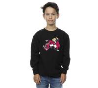 DC Comics Boy's Harley Quinn Rollerskates Sweatshirt in Black | Size: 3-4 Years DC Comics Black 3-4 Years