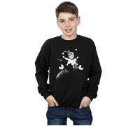DC Comics Boy's Harley Quinn Spot Sweatshirt in Black | Size: 9 Years DC Comics Black 9 Years