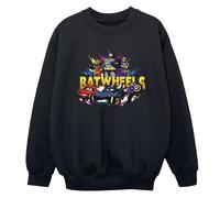 DC Comics Boy's Heroes Sweatshirt in Black | Size: 9 Years DC Comics Black 9 Years