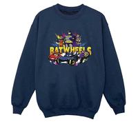 DC Comics Boy's Heroes Sweatshirt in Navy | Size: 12-13 Years DC Comics Navy 12-13 Years