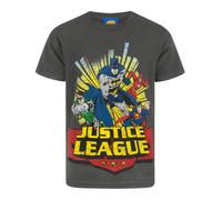 DC Comics Boy's Kids Short Sleeved T-Shirt (Grey) | Size: 9-10 Years DC Comics Multicolor 9-10 Years