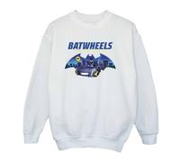 DC Comics Boy's Protect Gotham City Sweatshirt in White | Size: 7-8 Years DC Comics White 7-8 Years