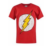 DC Comics Boys Red Logo Short Sleeved T-Shirt - 13-14 Years